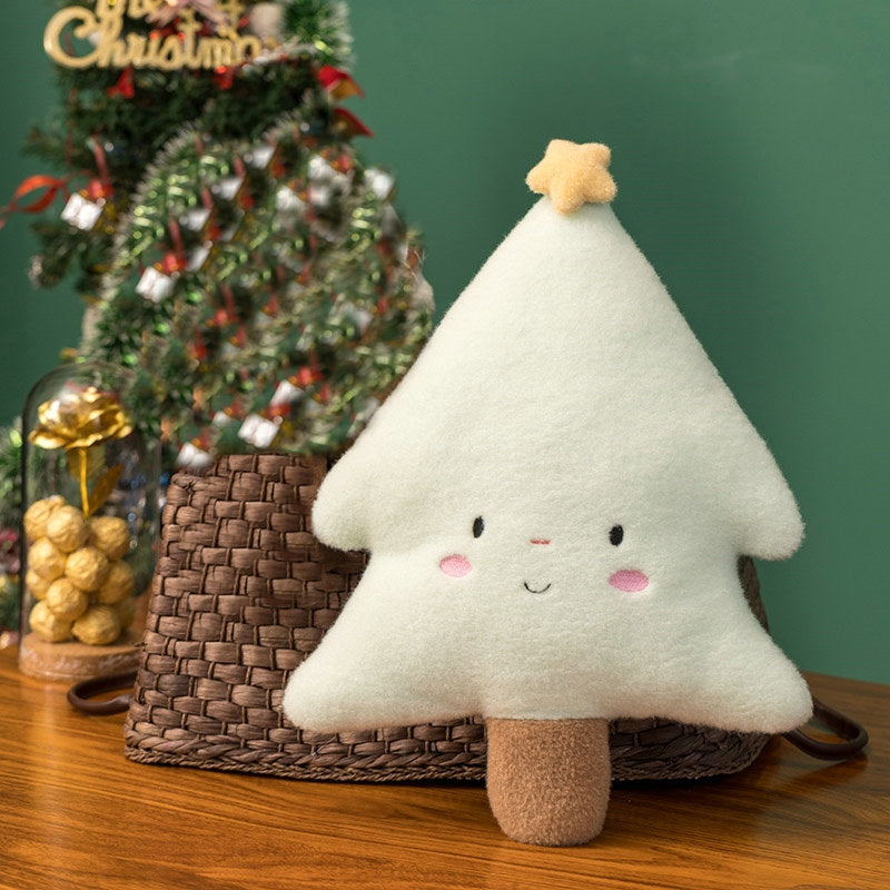 Christmas Gingerbread Man Igloo And Christmas Tree Plush Toy - Minihomy