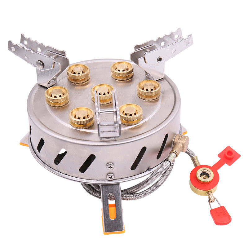 Camping Stove 7-burner Outdoor Stove - Minihomy