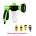 Multi-function 8 Water Patterns High Pressure Car Water Gun Car Cleaning Washing Foam Gun Water Sprayer Jet Pressure Washer - Minihomy