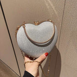 Chain Crossbody Explosion Handheld Peach Heart Bag - Minihomy