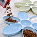 Flower Shape Pet Bowl 6 Connected Bowls For Small Dog Cat Water Food Feeder Dish - Minihomy