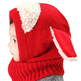 Kids Baby Winter Cotton Knitted Fur Pom Cute Children Hat - Minihomy