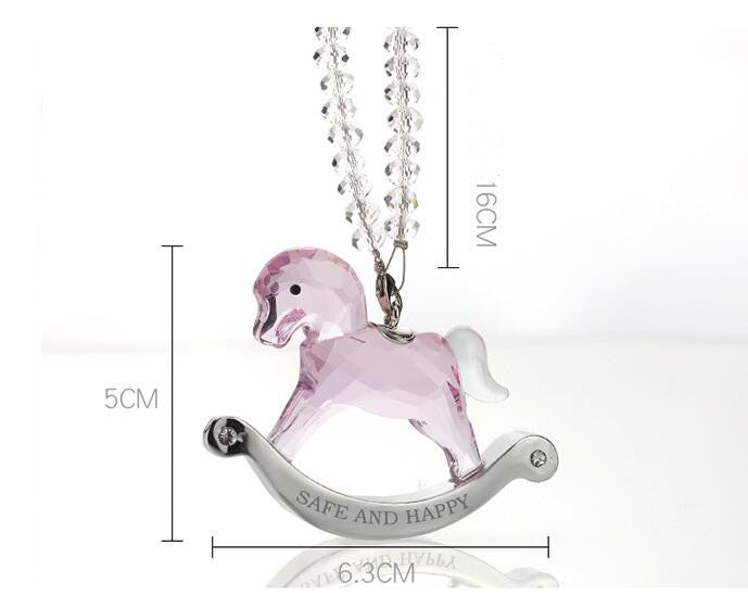 Creative Car Pendant Crystal Trojan Jewelry - Minihomy