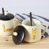 Creative Cartoon Ceramic Cup Hand Drawn Cute Giraffe - Minihomy