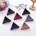 Medium wild color matte triangle hair clips - Minihomy