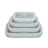 Silicone Lunch Box Crisper Tableware Dining Plate With Cover