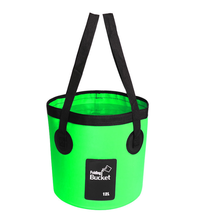 Portable Travel Bag Fishing Bucket Folding Bucket Bag Outdoor Convenient Travel Car Wash Bucket Outdoor Waterproof Bag - Minihomy