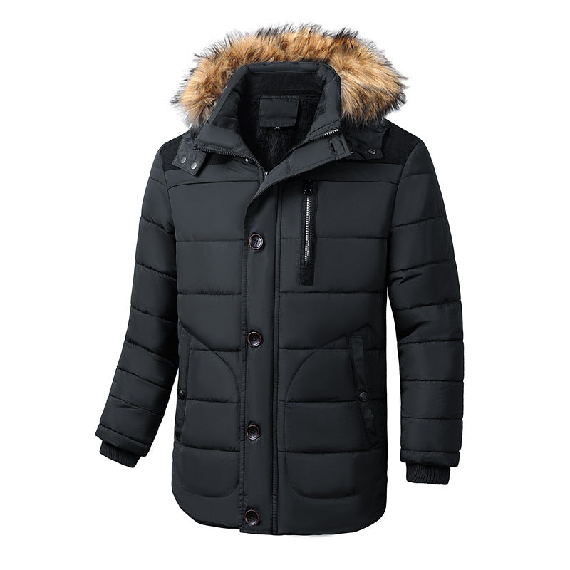 Men's Cotton-padded Clothes Warm Jacket - Minihomy