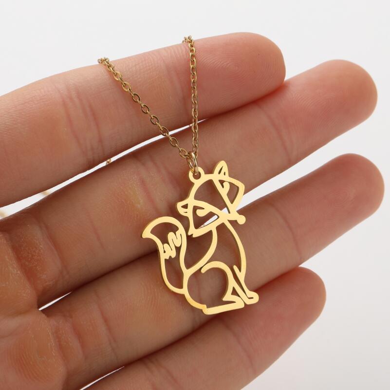 Ins Light Luxury Personality Cute Cartoon Animal Pendant Necklace - Minihomy