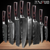 Carpenter's Special Knife Set: 6 & 8 Piece Chef Knives for Cooking - Minihomy