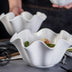 Creative Pure White Ceramic Bowl Crimp Sauce Dish - Minihomy