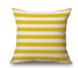 Nordic yellow green geometric print cushion cover - Minihomy