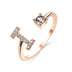 Adjustable 26 Initial Letter Ring Fashion Jewelry For Women - Minihomy