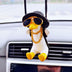 Pistol Cowboy Duck Car Rearview Mirror Pendant car Decoration - Minihomy