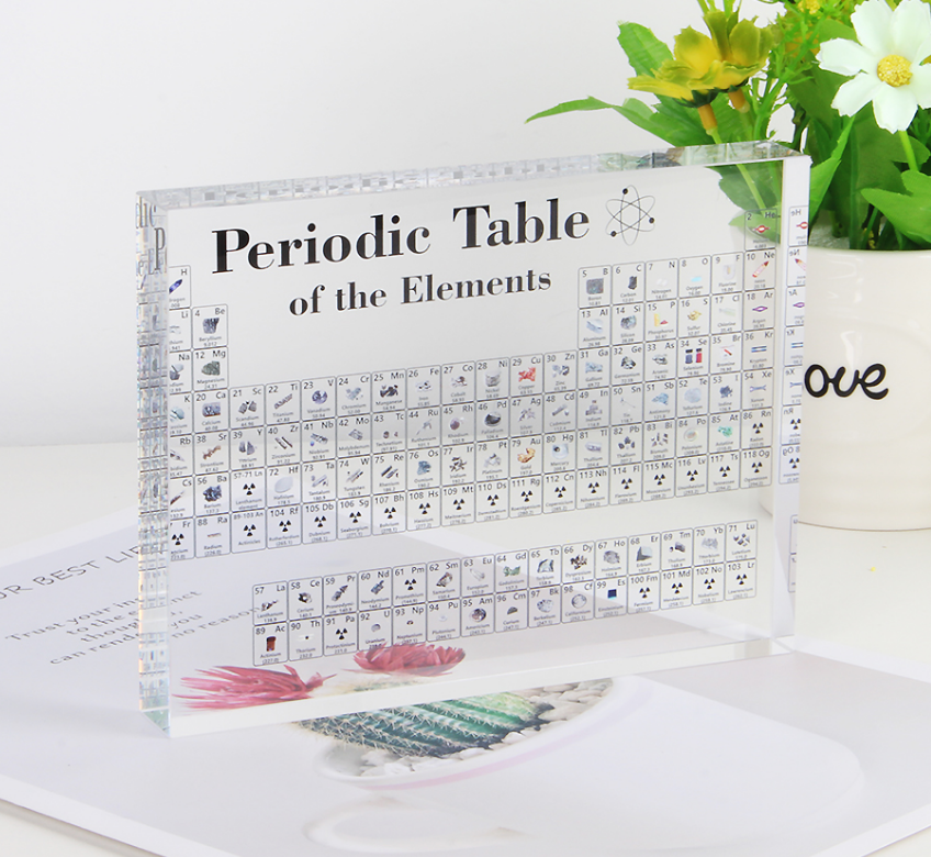 Acrylic Periodic Table Shows Children's Education - Minihomy