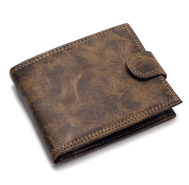 Leather PU Bifold Short Wallets - Minihomy