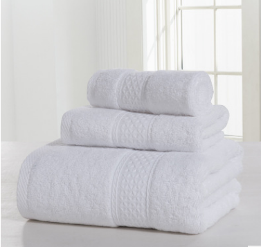 Cotton soft double-sided thickening towel skin-friendly bath towel beauty salon bathrobe bath towel set - Minihomy