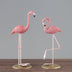 Flamingo ornament stand art statue art gift - Minihomy