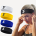 Polyester Cotton Sweat Headband Yoga Running Fitness Sweatband - Minihomy