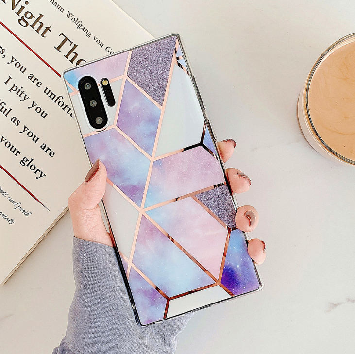 Electroplated marble mobile phone case - Minihomy