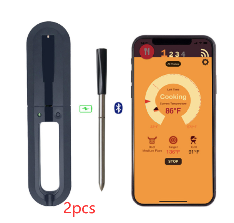 Bluetooth BBQ Thermometer Probe: Your Ultimate Grilling Companion - Minihomy