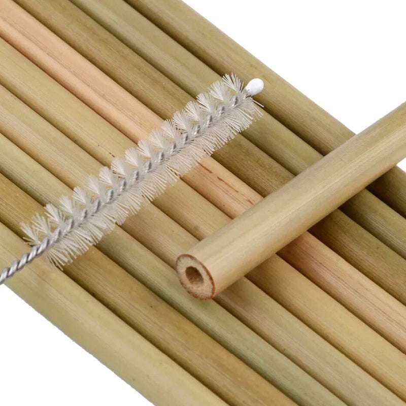 5pcs Natural Bamboo Straws - Minihomy