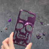 Plating 3D Skull Phone Case For IPhone - Minihomy