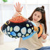 Big turtle Tropical Fish 3D Printing Soft Plush Chair Seat Cushion Pillow Home Car Decor Stump Shaped Decorative Pillows - Minihomy