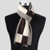 Plaid Men Scarf Knitted Scarf - Minihomy