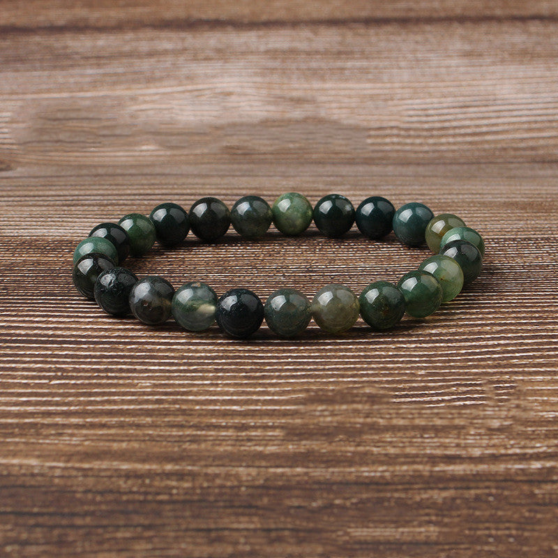 Natural water grass agate bracelet - Minihomy