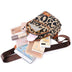 Leopard Print Sling Chest Bag With Headphone Jack Crossbody Backpack Shoulder Bag Women - Minihomy