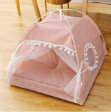 Beds Cute Cat Houses Home Cushion Pet Kennel Products - Minihomy