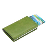 PU Automatic Card Card Holder RFID Multi-function Card Holder