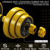 Adjustable Dumbbell Barbell Weight Pair, Free Weight, Multifunction, Home - Minihomy