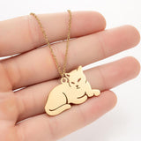 Ins Light Luxury Personality Cute Cartoon Animal Pendant Necklace - Minihomy