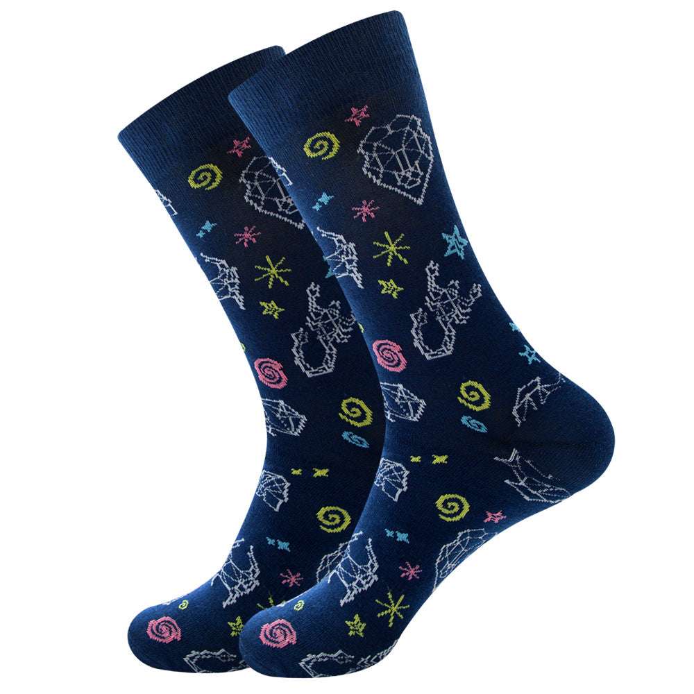 Geometric Fruit Women Socks Street Trend - Minihomy