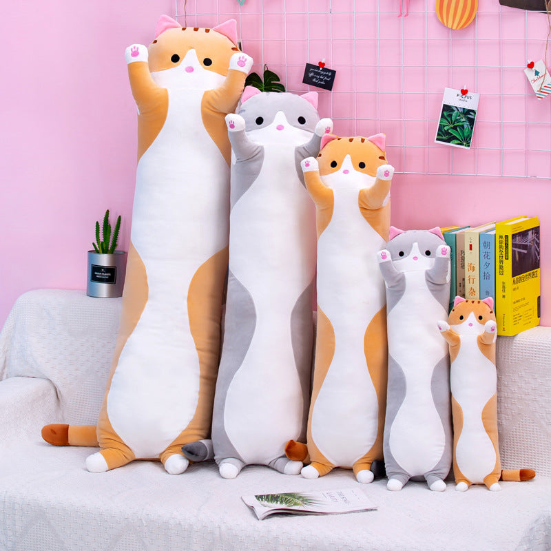 Long Cat Pillow Plush Toy Doll - Minihomy