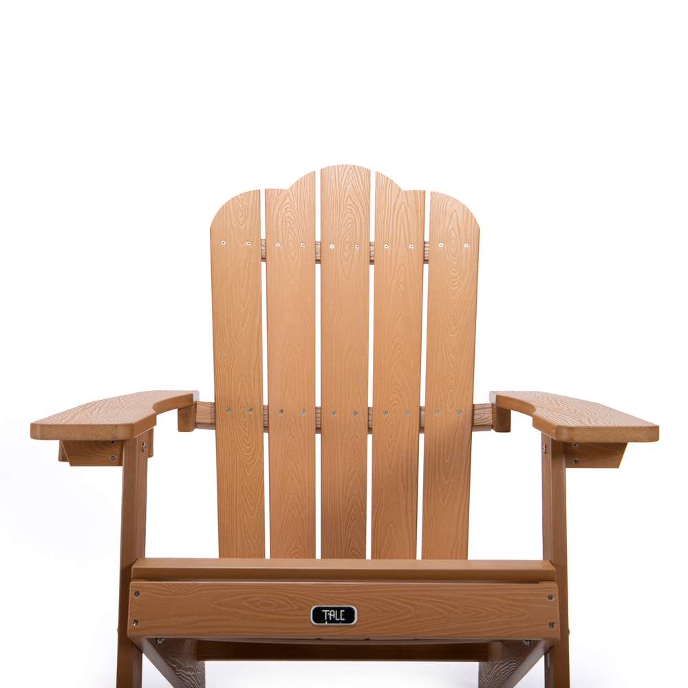 Adirondack Chair Backyard Outdoor Furniture Painted Seating With Cup Holder All-Weather And Fade-Resistant - Minihomy