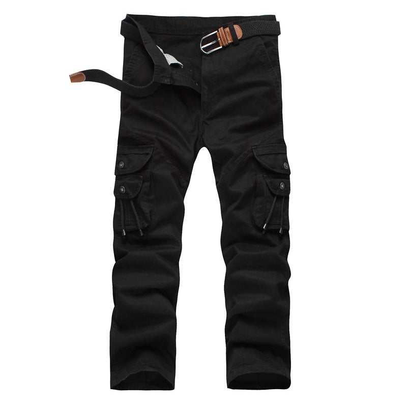 Pockets Loose And Versatile Outdoor Trousers Overalls - Minihomy