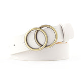 Cross-border Round Buckle Belt Women - Minihomy