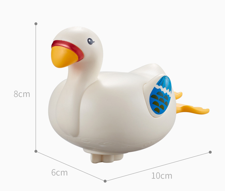 Baby Bath Toys Cute Cartoon Goose Dolphin Swimming Wind-up Clockwork Infant Children Water Toys Gifts Kids Showering Toys - Minihomy