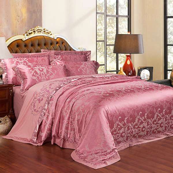 Ice Silk Jacquard High-end Linen And Cotton Bedding Set - Minihomy