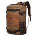 Men Canvas Backpack Huge Travel School Shoulder Computer Backpack Functional Versatile Bags Multifunctional Laptop Bag - Minihomy