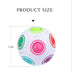 High Elasticity And Fall Resistance Puzzle Rainbow Ball Toy - Minihomy