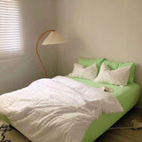 Simple Hit Pigment Color Bed Sheet