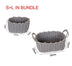 Nordic Wind Hand-woven Thick Cotton Rope Storage Basket - Minihomy