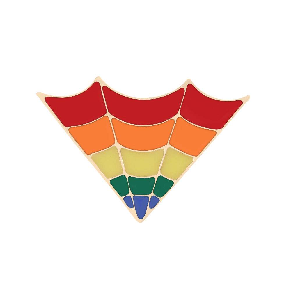 Creative Six Color Rainbow Brooch - Minihomy