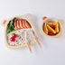 Bamboo fiber tableware children tableware - Minihomy