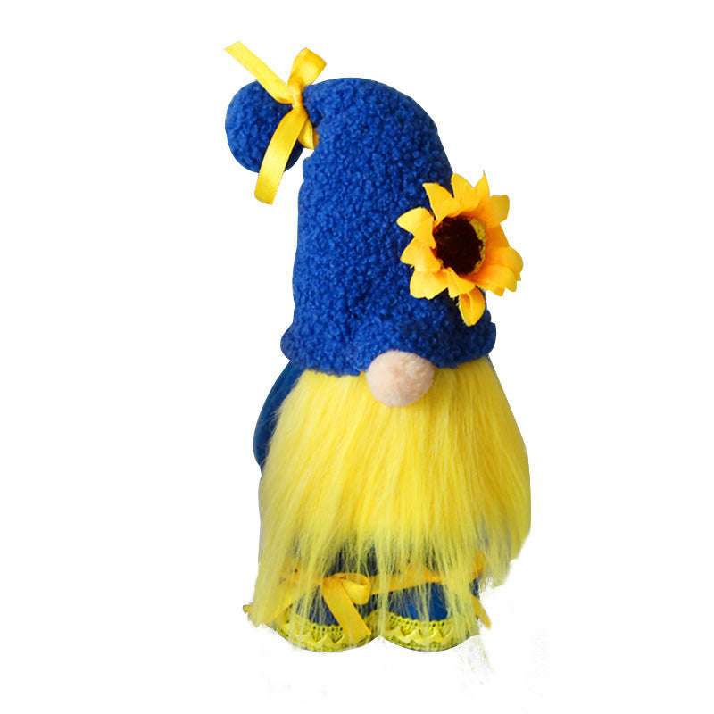 Bee Festival Flower Butterfly Long Legs Faceless Doll - Minihomy