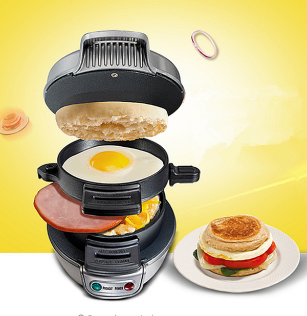 Healthy Breakfast Automatic Sandwich Maker Barbecue Stove Household Automatic Burger Machine - Minihomy